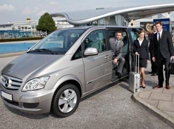 Taxi pour 6 personnes avec bagages à l'aéroport Marseille Provence