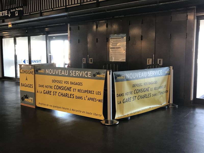 Consigne à bagages pour les croisiéristes à Marseille